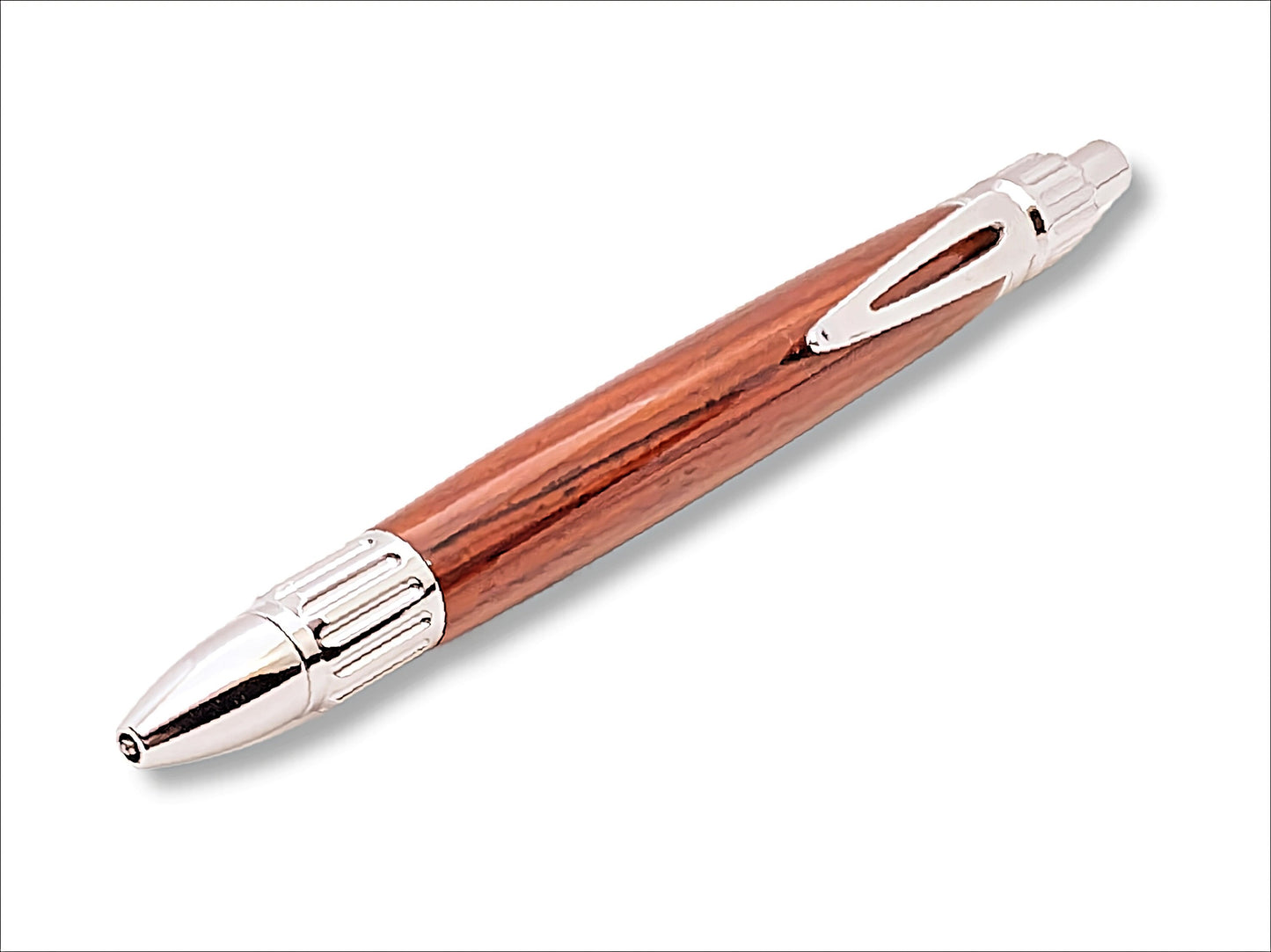 Everyday Classic Click Pen in Chrome and Cocobolo