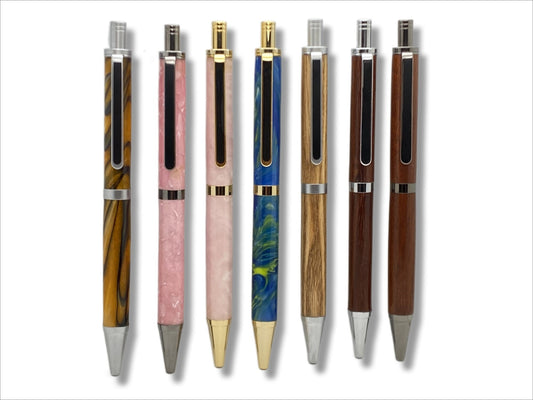 Slimline Pro Click Pen in Wood or Acrylic