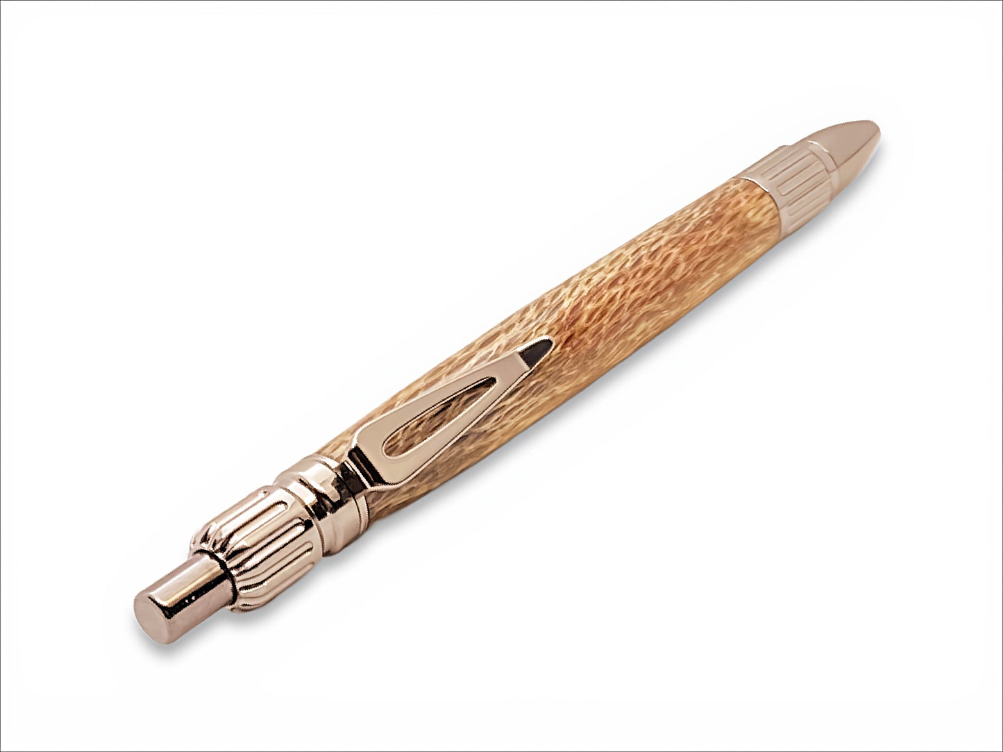 Everyday Classic Click Pen in Gun Metal and Silky Oak