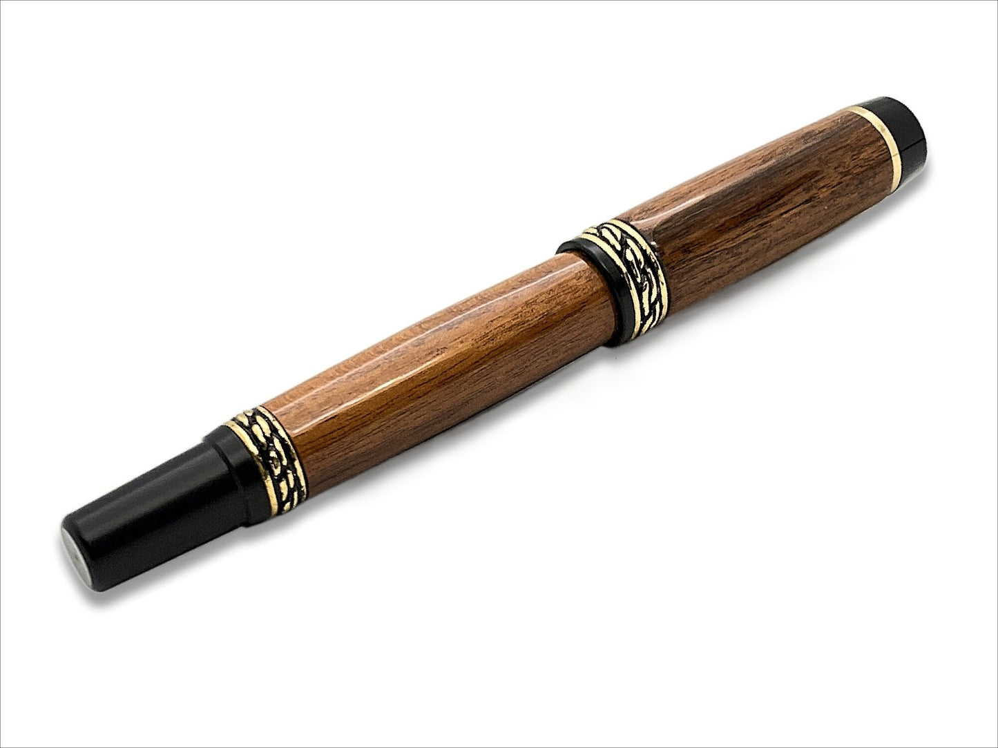 Olympian Elite Fountain Pen in 24kt Gold and Patagonian Rosewood